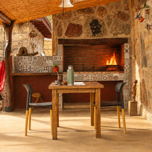 Galeria con Asador