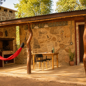 Galeria con Asador